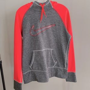Pink and grey Nike pullover